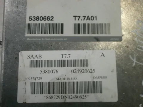 Εγκέφαλος Κινητήρα για SAAB, 9-5, ( 1998 - 2005 )  ( YS3E ), 2000 (B205E) Petrol 150 Turbo (5380662 5380076 024920625) -  Εγκέφαλος Κινητήρα για SAAB, 9-5, ( 1998 - 2005 )  ( YS3E ), 2000 (B205E) Petrol 150 Turbo (5380662 5380076 024920625) -