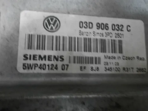 Εγκέφαλος Κινητήρα για VW, POLO, ( 2002 - 2005 )  ( 9N ), 1200  ( AZQ ) ( BME )  Petrol  64  12 valve , 03D906032C , 5WP4012407 -  Εγκέφαλος Κινητήρα για VW, POLO, ( 2002 - 2005 )  ( 9N ), 1200  ( AZQ ) ( BME )  Petrol  64  12 valve , 03D906032C , 5WP4012407 -