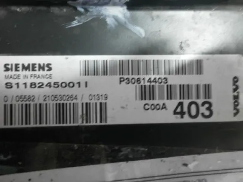 Εγκέφαλος Κινητήρα για VOLVO, S40, ( 2000 - 2003 )  ( VS ), 1600  ( B4164 S2 )  Petrol  109 , S118245001L P30614403 403 ΤΕΛΑΡΟ 12 *254239* -  Εγκέφαλος Κινητήρα για VOLVO, S40, ( 2000 - 2003 )  ( VS ), 1600  ( B4164 S2 )  Petrol  109 , S118245001L P30614403 403 ΤΕΛΑΡΟ 12 *254239* -