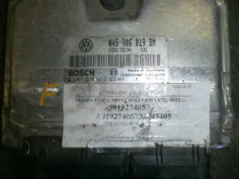 Εγκέφαλος Κινητήρα 0281011412 BOSCH - 045906019BM για SKODA, FABIA, ( 2000 - 2004 )  ( 6Y ) ΤΕΛΑΡΟ 2*253649 Εγκέφαλος Κινητήρα 0281011412 BOSCH - 045906019BM για SKODA, FABIA, ( 2000 - 2004 )  ( 6Y ) ΤΕΛΑΡΟ 2*253649