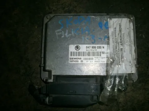 Εγκέφαλος Κινητήρα 047906030N SIEMENS για SKODA, FELICIA, ( 1998 - 2001 )  ( 6U1-5 ), 1300  ( AMG )  Petrol  54, 1300  ( AMH )  ΤΕΛΑΡΟ 9*253676 Εγκέφαλος Κινητήρα 047906030N SIEMENS για SKODA, FELICIA, ( 1998 - 2001 )  ( 6U1-5 ), 1300  ( AMG )  Petrol  54, 1300  ( AMH )  ΤΕΛΑΡΟ 9*253676