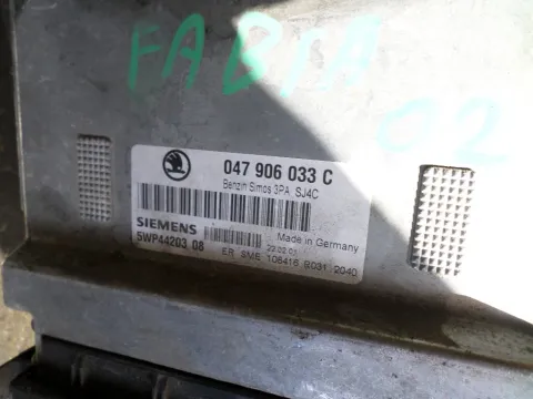 Εγκέφαλος Imobilizer 047906033C / 5WP44203 08  για SKODA FABIA (2000 - 2004) (6Y) 1400 (AZE) (AZF) Petrol 60 -  Εγκέφαλος Imobilizer 047906033C / 5WP44203 08  για SKODA FABIA (2000 - 2004) (6Y) 1400 (AZE) (AZF) Petrol 60 -