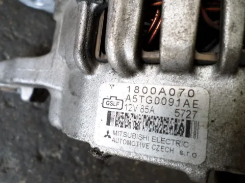 Δυναμό - Εναλλάκτης A5TG0091AE / 1800A070 για MITSUBISHI COLT (2005 - 2008 ) (CZ) 1300 4A90 petrol 95 , 1300 (4A90) Petrol 95 -  Δυναμό - Εναλλάκτης A5TG0091AE / 1800A070 για MITSUBISHI COLT (2005 - 2008 ) (CZ) 1300 4A90 petrol 95 , 1300 (4A90) Petrol 95 -