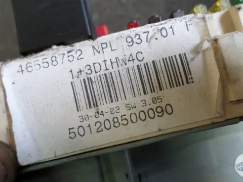 Ασφαλειοθήκη Μηχανής 46558752 NPL για ALFA ROMEO 147 (2000 - 2004) (937) -  Ασφαλειοθήκη Μηχανής 46558752 NPL για ALFA ROMEO 147 (2000 - 2004) (937) -