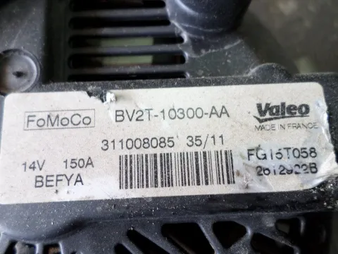 Δυναμό - Εναλλάκτης BV2T10300AA για FORD FIESTA (2008 - 2012) Mk6 (JA8) , (2012 - ) ( ) -  Δυναμό - Εναλλάκτης BV2T10300AA για FORD FIESTA (2008 - 2012) Mk6 (JA8) , (2012 - ) ( ) -