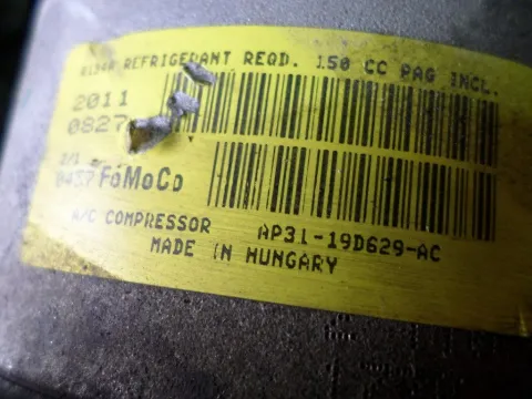 Συμπιεστής A-C (Κομπρέσορας) AP3119D629AC για FORD FIESTA (2008 - 2012) Mk6 (JA8) 1401 (SPJA) Petrol 97 , 1400 (RTJA)(RTJB) Petrol 97 LPG -  Συμπιεστής A-C (Κομπρέσορας) AP3119D629AC για FORD FIESTA (2008 - 2012) Mk6 (JA8) 1401 (SPJA) Petrol 97 , 1400 (RTJA)(RTJB) Petrol 97 LPG -