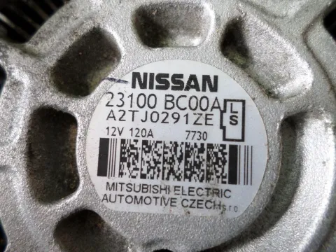 Δυναμό - Εναλλάκτης 23100BC00A  για NISSAN QASHQAI (2007 - 2010) (J10) (JJ10) 1600 (HR16DE) petrol 114 2WD -  Δυναμό - Εναλλάκτης 23100BC00A  για NISSAN QASHQAI (2007 - 2010) (J10) (JJ10) 1600 (HR16DE) petrol 114 2WD -