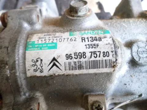 Συμπιεστής A-C (Κομπρέσορας) 9659875780 για PEUGEOT 207 (2006 - 2009) (WA_) (WC_) 1400 (KFW) Petrol 88 16 valve , 1400 Petrol 95 16V VVT , 1400 Petrol 95 16V -  Συμπιεστής A-C (Κομπρέσορας) 9659875780 για PEUGEOT 207 (2006 - 2009) (WA_) (WC_) 1400 (KFW) Petrol 88 16 valve , 1400 Petrol 95 16V VVT , 1400 Petrol 95 16V -