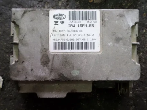 Εγκέφαλος Κινητήρα IAW16FME6 / 46534753 / 6160209702 για FIAT SEICENTO (1998 - 2001) (187) 1101 (176B2.000) (187A1.000) Petrol 54 Spo , (2001 - 2006) (187) Εγκέφαλος Κινητήρα IAW16FME6 / 46534753 / 6160209702 για FIAT SEICENTO (1998 - 2001) (187) 1101 (176B2.000) (187A1.000) Petrol 54 Spo , (2001 - 2006) (187)