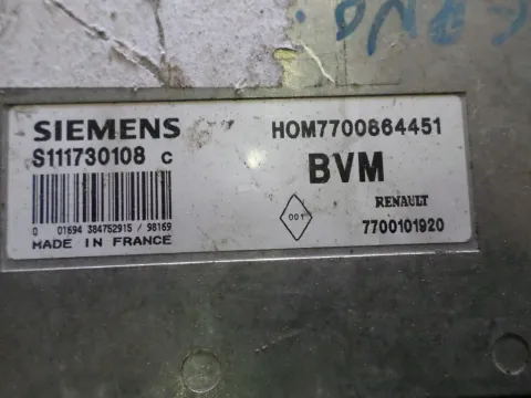 Εγκέφαλος Κινητήρα S111730108C για RENAULT MEGANE (1996 - 1998) (LA) (DA) (EA) (KA) (1400 (E7J 626) (E7J 764) Petrol 75 , 1400 (E7J624) Petrol 71 Eco ΤΕΛΑΡΟ 14*244804 -  Εγκέφαλος Κινητήρα S111730108C για RENAULT MEGANE (1996 - 1998) (LA) (DA) (EA) (KA) (1400 (E7J 626) (E7J 764) Petrol 75 , 1400 (E7J624) Petrol 71 Eco ΤΕΛΑΡΟ 14*244804 -