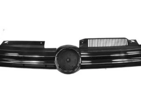 Μάσκα Μαύρη Με Χρώμια για VW GOLF (2009 - 2013) Mk6 (5K1) Ημιτασιόν Μάσκα Μαύρη Με Χρώμια για VW GOLF (2009 - 2013) Mk6 (5K1) Ημιτασιόν
