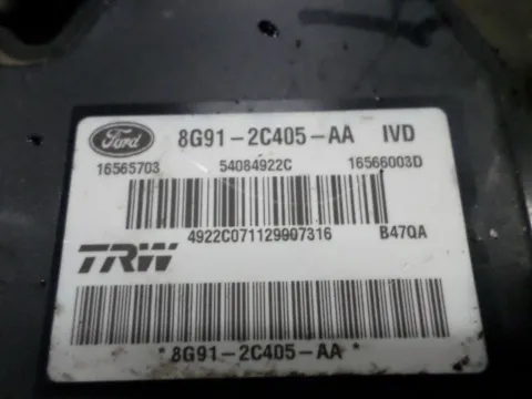 Μονάδα ABS 8g912c405aa για FORD MONDEO (2007 - 2010) Mk4a (BA7 - CD345) 2000 (AOBA)(TBBA) Petrol 145 , 2000 (AOBA) Petrol 145 -  Μονάδα ABS 8g912c405aa για FORD MONDEO (2007 - 2010) Mk4a (BA7 - CD345) 2000 (AOBA)(TBBA) Petrol 145 , 2000 (AOBA) Petrol 145 -