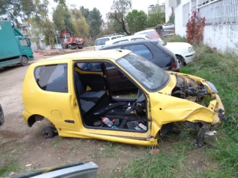 Τροπέτο Πίσω Με Άξονα Με Θόλουs Και Σασί για FIAT SEICENTO (1998 - 2001) (187) , (2001 - 2006) (187) *Δ* Τροπέτο Πίσω Με Άξονα Με Θόλουs Και Σασί για FIAT SEICENTO (1998 - 2001) (187) , (2001 - 2006) (187) *Δ*