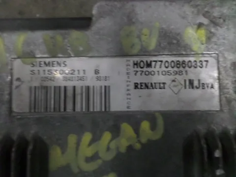 Εγκέφαλος Κινητήρα S115300211B / 7700860337 για RENAULT MEGANE (1999 - 2002) (LA) (DA) (EA) (KA) (1600 (K4M700-701-708) Petrol 107 16V , 1600 (K4M700) Petrol 107 , 1600 (K4M700) Petrol 107 16V ΤΕΛΑΡΟ  -  Εγκέφαλος Κινητήρα S115300211B / 7700860337 για RENAULT MEGANE (1999 - 2002) (LA) (DA) (EA) (KA) (1600 (K4M700-701-708) Petrol 107 16V , 1600 (K4M700) Petrol 107 , 1600 (K4M700) Petrol 107 16V ΤΕΛΑΡΟ  -