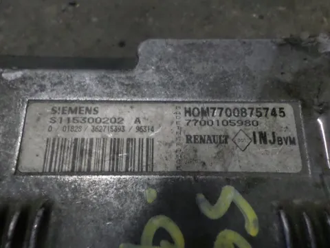 Εγκέφαλος Κινητήρα S115300202A / HOM7700875745 για RENAULT MEGANE (1996 - 1998) (LA) (DA) (EA) (KA) ( -  Εγκέφαλος Κινητήρα S115300202A / HOM7700875745 για RENAULT MEGANE (1996 - 1998) (LA) (DA) (EA) (KA) ( -