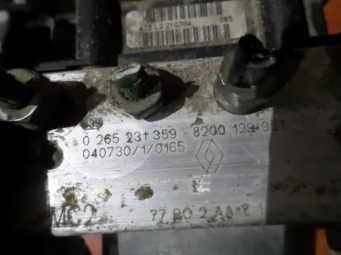 Μονάδα ABS 0265231359 για RENAULT MODUS (2005 - 2008) (FP) (JP) -  Μονάδα ABS 0265231359 για RENAULT MODUS (2005 - 2008) (FP) (JP) -