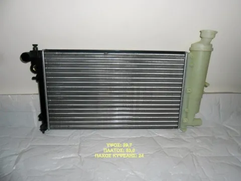 Ψυγείο Κινητήρα (Νερού) 1.1-1.4-1.6 +A/C(530x297x24) για PEUGEOT 106 , CITROEN SAXO Ημιτασιόν Ψυγείο Κινητήρα (Νερού) 1.1-1.4-1.6 +A/C(530x297x24) για PEUGEOT 106 , CITROEN SAXO Ημιτασιόν