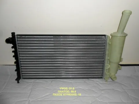 Ψυγείο Κινητήρα (Νερού) 1.2cc Τυπ.Val. 01-03(580x316x18) για FIAT PUNTO ( 1999 - 2003 ) ( 188 ) Ημιτασιόν Ψυγείο Κινητήρα (Νερού) 1.2cc Τυπ.Val. 01-03(580x316x18) για FIAT PUNTO ( 1999 - 2003 ) ( 188 ) Ημιτασιόν