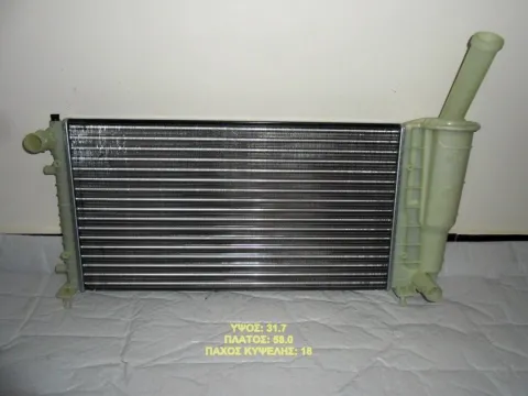 Ψυγείο Κινητήρα (Νερού) 1.2cc Τυπ.Denso (580x317x18) για FIAT PUNTO ( 2003 - 2008 ) ( 188 ), IDEA Ημιτασιόν Ψυγείο Κινητήρα (Νερού) 1.2cc Τυπ.Denso (580x317x18) για FIAT PUNTO ( 2003 - 2008 ) ( 188 ), IDEA Ημιτασιόν