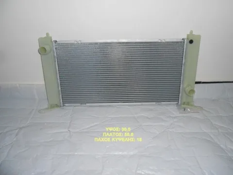 Ψυγείο Κινητήρα (Νερού) 1.2cc 16V +A/C (58x30.5x18) για FIAT STILO Ημιτασιόν Ψυγείο Κινητήρα (Νερού) 1.2cc 16V +A/C (58x30.5x18) για FIAT STILO Ημιτασιόν