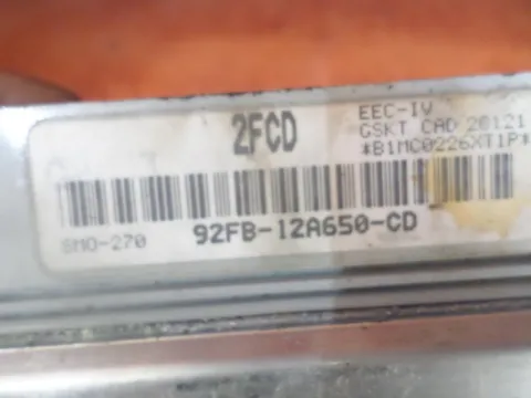 Εγκέφαλος Κινητήρα 92fb12a650cd για FORD FIESTA (1990 - 1995) Mk3 (GFJ) ΤΕΛΑΡΟ 5*244919 -  Εγκέφαλος Κινητήρα 92fb12a650cd για FORD FIESTA (1990 - 1995) Mk3 (GFJ) ΤΕΛΑΡΟ 5*244919 -
