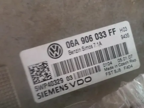 Εγκέφαλος Imobilizer (06A906033FF) για SKODA OCTAVIA (2008 - 2013) 5 (1Z3-5) -  Εγκέφαλος Imobilizer (06A906033FF) για SKODA OCTAVIA (2008 - 2013) 5 (1Z3-5) -