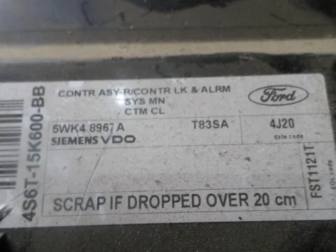 Πλακέτα Ηλεκτρονικής (4S6T15K600BB) για FORD FOCUS (2002 - 2004) Mk1b -  Πλακέτα Ηλεκτρονικής (4S6T15K600BB) για FORD FOCUS (2002 - 2004) Mk1b -