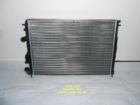 Ψυγείο Κινητήρα (Νερού) 1.4-1.6-2.0 +A/C(585x415x28) για RENAULT MEGANE ( 1999 - 2002 ), SCENIC  ( 1996 - 1998 )( 1999 - 2003 ) Ημιτασιόν Ψυγείο Κινητήρα (Νερού) 1.4-1.6-2.0 +A/C(585x415x28) για RENAULT MEGANE ( 1999 - 2002 ), SCENIC  ( 1996 - 1998 )( 1999 - 2003 ) Ημιτασιόν