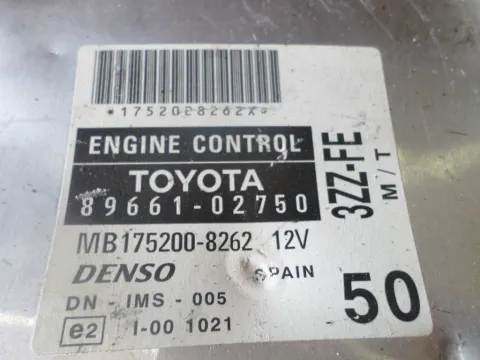 Εγκέφαλος Κινητήρα (8966102750) για TOYOTA COROLLA (2002 - 2004) (E120) 1600 3ZZ-FE petrol 110 ZZE12_ - VVT-i , 1600 3ZZ-FE Petrol 110 VVT-i , 1600 (3ZZ-FE) ΤΕΛΑΡΟ 4*245799 -  Εγκέφαλος Κινητήρα (8966102750) για TOYOTA COROLLA (2002 - 2004) (E120) 1600 3ZZ-FE petrol 110 ZZE12_ - VVT-i , 1600 3ZZ-FE Petrol 110 VVT-i , 1600 (3ZZ-FE) ΤΕΛΑΡΟ 4*245799 -