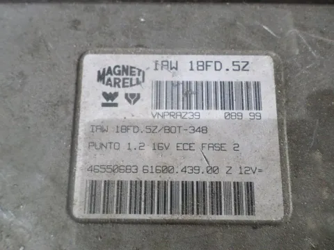 Εγκέφαλος Κινητήρα (IAW18FD5Z) για FIAT PUNTO (1999 - 2003) (188) -  Εγκέφαλος Κινητήρα (IAW18FD5Z) για FIAT PUNTO (1999 - 2003) (188) -