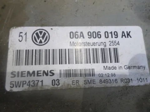 Εγκέφαλος Κινητήρα (06A906019AK) για VW BORA (1998 - 2005) 1600 (AEH) (AKL) (APF) Petrol 101 ΤΕΛΑΡΟ 1*253648 -  Εγκέφαλος Κινητήρα (06A906019AK) για VW BORA (1998 - 2005) 1600 (AEH) (AKL) (APF) Petrol 101 ΤΕΛΑΡΟ 1*253648 -
