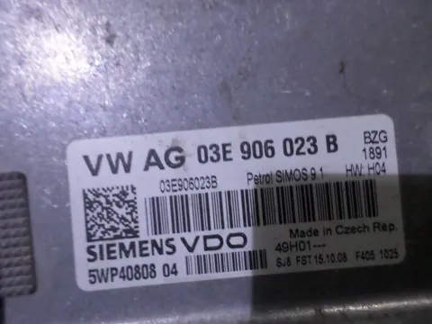 Εγκέφαλος Κινητήρα (03Ε906023Β) για SKODA FABIA (2007 - 2011) ΤΕΛΑΡΟ 4*253652 -  Εγκέφαλος Κινητήρα (03Ε906023Β) για SKODA FABIA (2007 - 2011) ΤΕΛΑΡΟ 4*253652 -