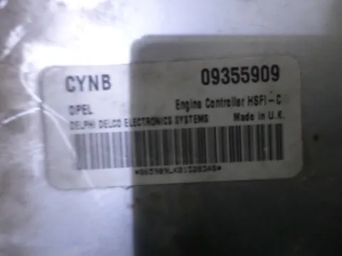 Εγκέφαλος Κινητήρα (09355909) για OPEL ASTRA (1998 - 2004) G 1400 (X14XE) Petrol 90 16 valve -  Εγκέφαλος Κινητήρα (09355909) για OPEL ASTRA (1998 - 2004) G 1400 (X14XE) Petrol 90 16 valve -