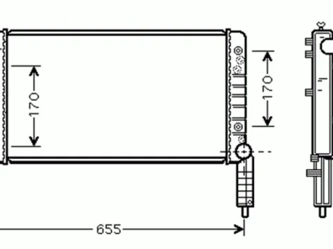 Ψυγείο Κινητήρα (Νερού) 1.2-1.6 16V +A/C (580x305x16) για FIAT DOBLO (2002 - 2005) (119) Combi , (2002 - 2005) (223) Cargo Ημιτασιόν Ψυγείο Κινητήρα (Νερού) 1.2-1.6 16V +A/C (580x305x16) για FIAT DOBLO (2002 - 2005) (119) Combi , (2002 - 2005) (223) Cargo Ημιτασιόν