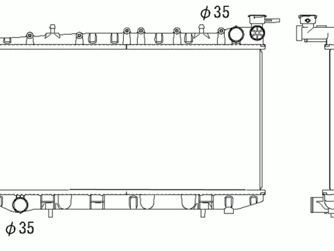 Ψυγείο Κινητήρα (Νερού) 1.6-2.0cc (340x648x16) για NISSAN PRIMERA (1990 - 1993) (P10) , (1994 - 1996) (P10) Ημιτασιόν Ψυγείο Κινητήρα (Νερού) 1.6-2.0cc (340x648x16) για NISSAN PRIMERA (1990 - 1993) (P10) , (1994 - 1996) (P10) Ημιτασιόν