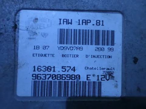 Εγκέφαλος Κινητήρα (IAWAP81) για PEUGEOT 206 (2000 - 2008) CC ΤΕΛΑΡΟ 12*244798 -  Εγκέφαλος Κινητήρα (IAWAP81) για PEUGEOT 206 (2000 - 2008) CC ΤΕΛΑΡΟ 12*244798 -
