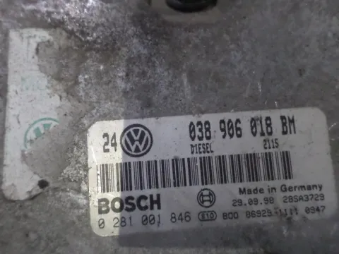 Εγκέφαλος Κινητήρα 038906018ΒΜ για VW GOLF (1998 - 2004) Mk4 (1J1) ΤΕΛΑΡΟ 2*253649 -  Εγκέφαλος Κινητήρα 038906018ΒΜ για VW GOLF (1998 - 2004) Mk4 (1J1) ΤΕΛΑΡΟ 2*253649 -
