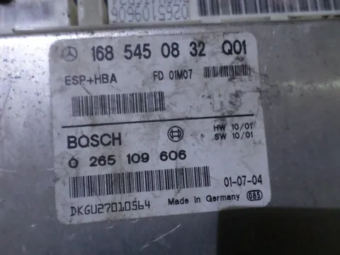 Εγκέφαλος Κινητήρα 0265109606 για MERCEDES A - CLASS (1997 - 2000) (W168)    ΤΕΛΑΡΟ 5"(ΠΙΣΩ ΣΚΑΛΑ) -  Εγκέφαλος Κινητήρα 0265109606 για MERCEDES A - CLASS (1997 - 2000) (W168)    ΤΕΛΑΡΟ 5"(ΠΙΣΩ ΣΚΑΛΑ) -
