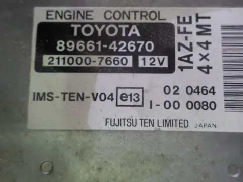 Εγκέφαλος Κινητήρα 8966142670 για TOYOTA RAV-4 (2000 - 2004) (XA20) ΤΕΛΑΡΟ 10*245901 - 
