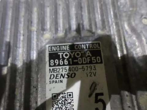 Εγκέφαλος Κινητήρα 896610DF50 για TOYOTA YARIS (2009 - 2012) (XP90) 1300 (1NR-FE) Petrol 100 (NSP90) - 