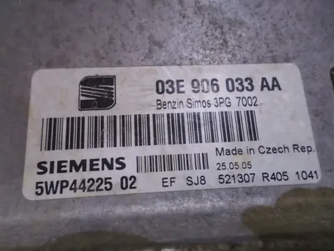 Εγκέφαλος Κινητήρα 03e906033aa για SEAT IBIZA (2002 - 2006) (6LZ) ΤΕΛΑΡΟ 7*253674 Εγκέφαλος Κινητήρα 03e906033aa για SEAT IBIZA (2002 - 2006) (6LZ) ΤΕΛΑΡΟ 7*253674