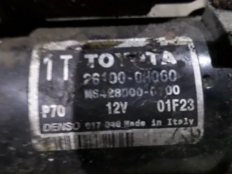 Μίζα MS428000-0700 για TOYOTA AVENSIS (2000 - 2003) (T220) 2000 (1CD-FTV) diesel 110 (CDT220) D-4D -  Μίζα MS428000-0700 για TOYOTA AVENSIS (2000 - 2003) (T220) 2000 (1CD-FTV) diesel 110 (CDT220) D-4D -