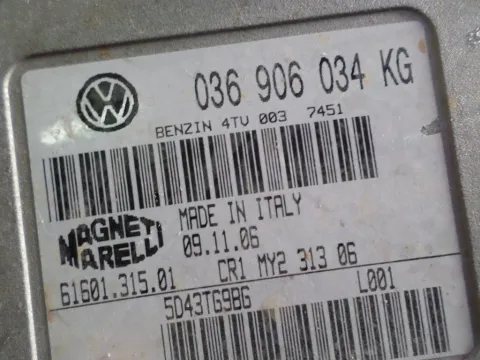 Εγκέφαλος Κινητήρα 036906034KG για VW POLO (2002 - 2005) (9N) ΤΕΛΑΡΟ 4*253652 -  Εγκέφαλος Κινητήρα 036906034KG για VW POLO (2002 - 2005) (9N) ΤΕΛΑΡΟ 4*253652 -