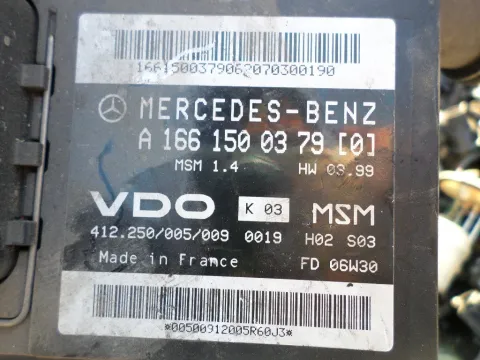 Εγκέφαλος Κινητήρα 1661500379 για MERCEDES A - CLASS (2001 - 2004) (W168) ΤΕΛΑΡΟ *22* ΔΙΑΦΟΡΟΙ - 