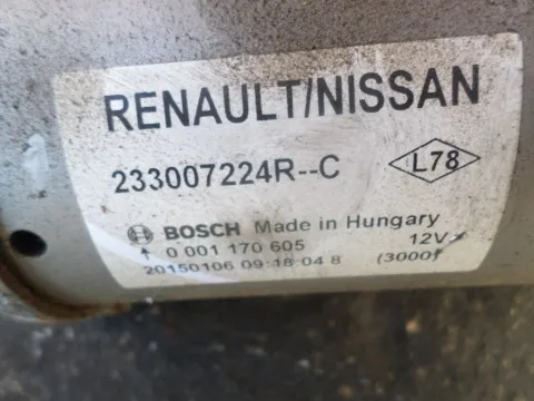 Μίζα 233007224R για NISSAN QASHQAI (2014 - ) -  Μίζα 233007224R για NISSAN QASHQAI (2014 - ) -