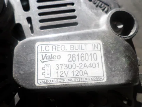 Δυναμό - Εναλλάκτης 373002A401 για HYUNDAI i20 (2009 - 2011) 1100 D3FA Diesel 75 CRDi - 