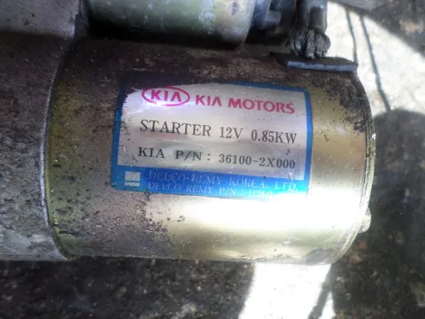 Μίζα 361002X000 για KIA RIO (2002 - 2005) (DC) 1300 (A3E) petrol 82 -  Μίζα 361002X000 για KIA RIO (2002 - 2005) (DC) 1300 (A3E) petrol 82 -