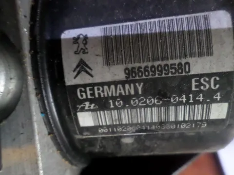 Μονάδα ABS 9666999580 για CITROEN C3 (2006 - 2010) (FC) -  Μονάδα ABS 9666999580 για CITROEN C3 (2006 - 2010) (FC) -