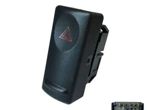 Διακόπτης Αλάρμ 9Pin για RENAULT 19 (1988 -1992) (B53) (C53) , (1992 - 1995) (L53) (B53) (C53) Ημιτασιόν Διακόπτης Αλάρμ 9Pin για RENAULT 19 (1988 -1992) (B53) (C53) , (1992 - 1995) (L53) (B53) (C53) Ημιτασιόν