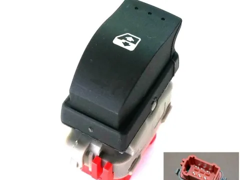 Διακόπτης Παραθύρου Εμπρός Δεξιάς Πόρτας 6Pin για RENAULT MASTER (2003 - 2009) (HD) (FD) , TRAFFIC (2006 -) (FL) , OPEL MOVANO (2003 - 2009) , VIVARO (2002 - 2006) Ημιτασιόν Διακόπτης Παραθύρου Εμπρός Δεξιάς Πόρτας 6Pin για RENAULT MASTER (2003 - 2009) (HD) (FD) , TRAFFIC (2006 -) (FL) , OPEL MOVANO (2003 - 2009) , VIVARO (2002 - 2006) Ημιτασιόν